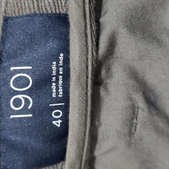 1901 shorts men’s size 40 grey flat front Ballard slim fit - Picture 4 of 7